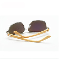 FQ marque personnalisée bois fait main meilleurs hommes polarisés lunettes de soleil en bois design